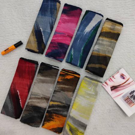 تولید روسری سوپر نخ رنگی