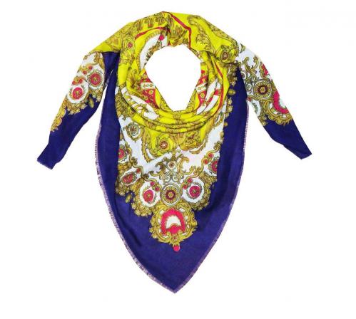 طرح بندی های مختلف روسری زرد ارزان قیمت