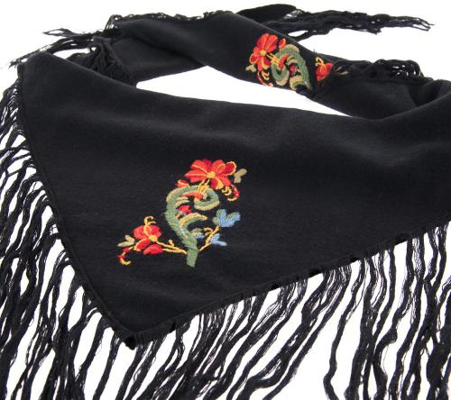 انواع روسری دست دوز قواره بزرگ را بشناسید