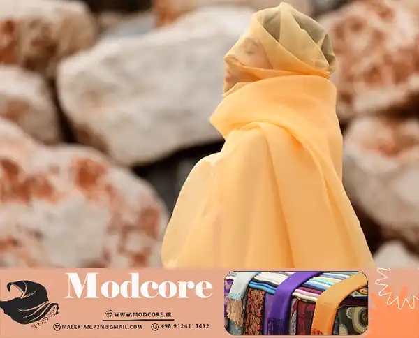 استفاده از شال کریشه شاین دار